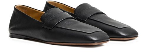 THE ROW Square loafers in leather