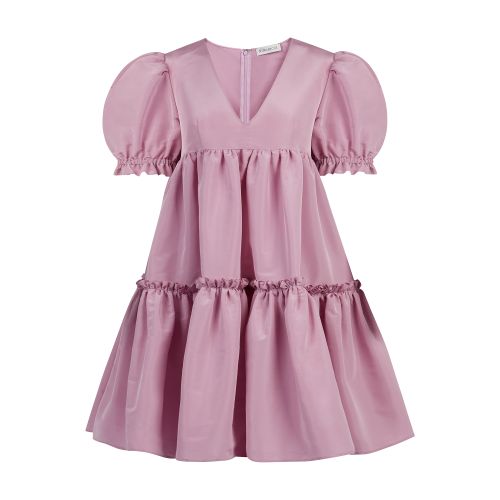Nina Ricci Gathered Tiered Minidress In U2753