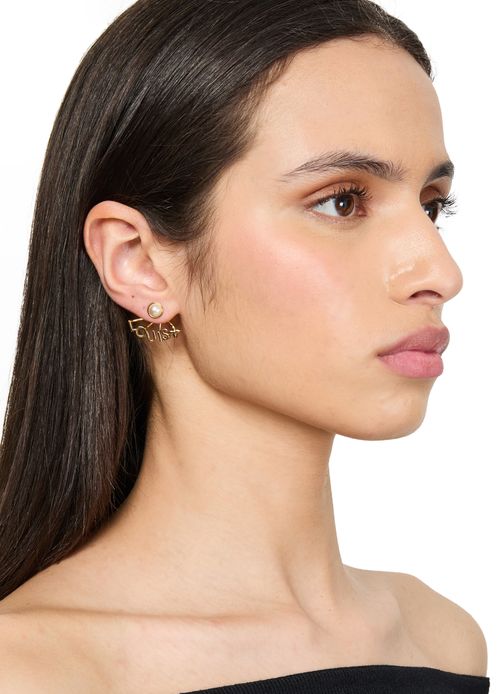 LOUIS VUITTON LV Spelling Earrings