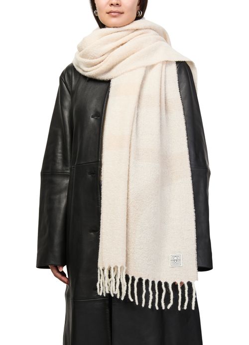 TOTEME Schal aus Jacquard mit Monogramm