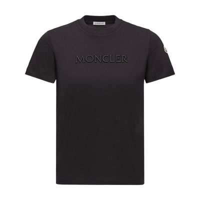 Moncler Logo T-shirt In Black
