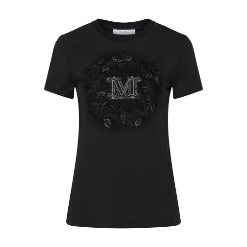 Shop Max Mara Elmo T-shirt In Nero