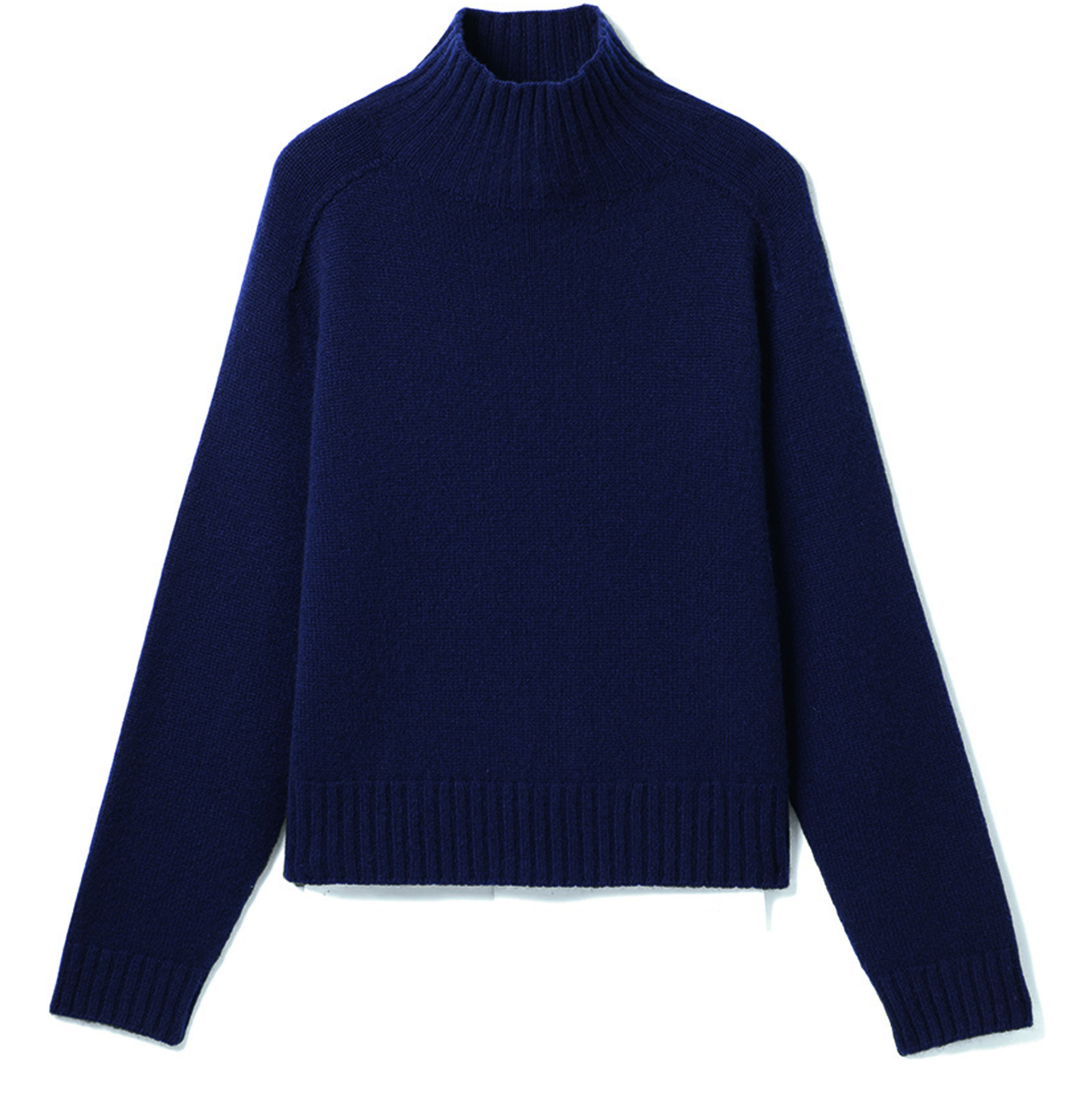 High-necked sweater