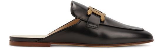 Tods leather mules hotsell