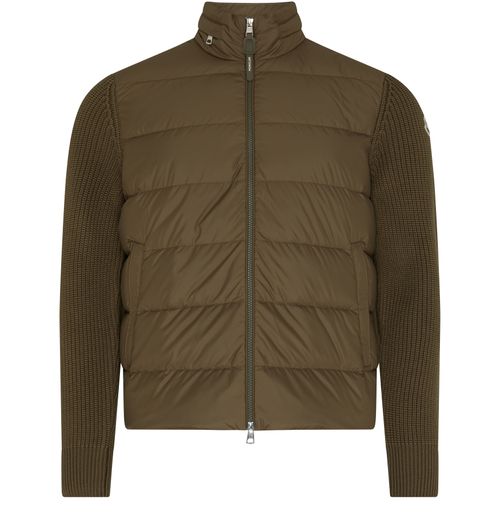 MONCLER Bi-material jacket