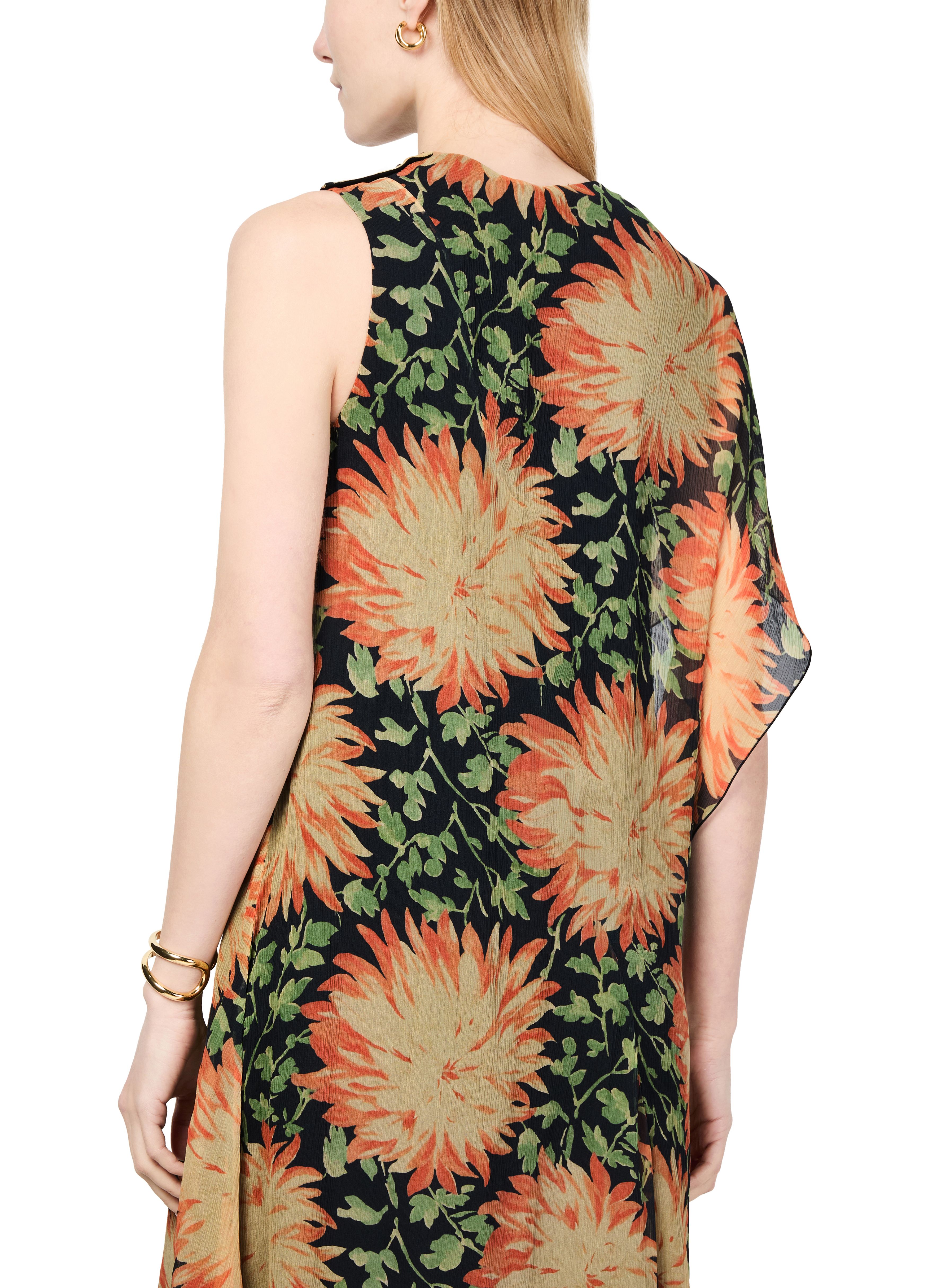Floral print flowing dress thumbnail 5