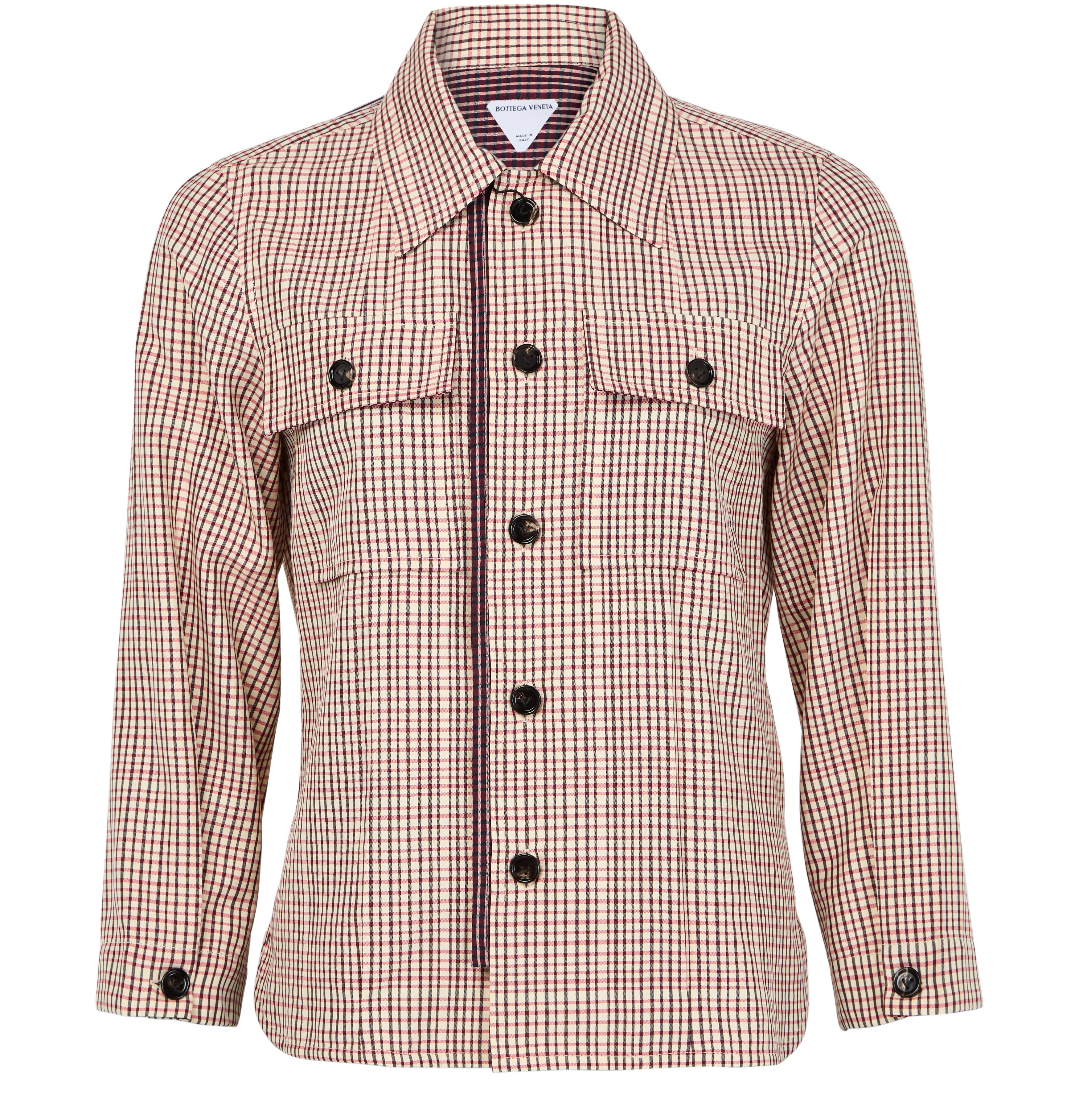 Checkered cotton shirt