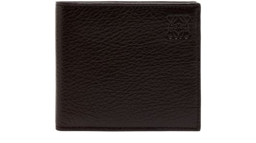 LOEWE Two-compartment wallet in supple grained calf leather.