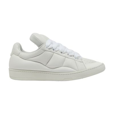 Lanvin Curb Xl Low Top Sneakers In White_white