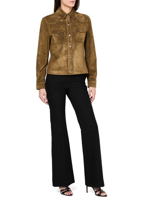 TOM FORD Cashmere suede western shirt