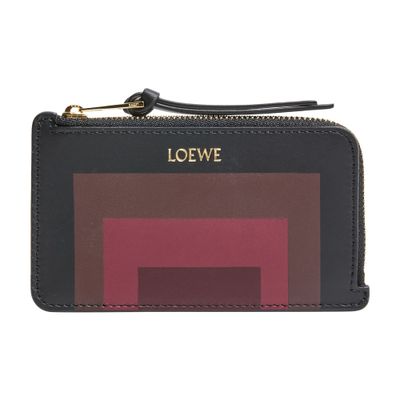 Loewe Coin Cardholder In Burgundy
