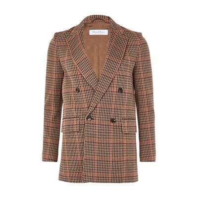 Max Mara Guelfo Blazer In Brown
