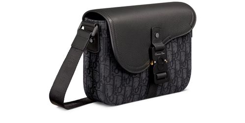 DIOR Kleine Saddle Messenger Tasche mit Umschlagklappe