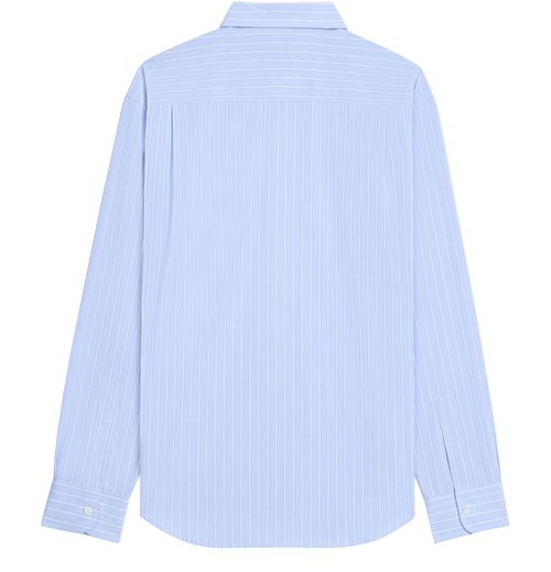 CELINE Relaxed shirt in striped cotton poplin