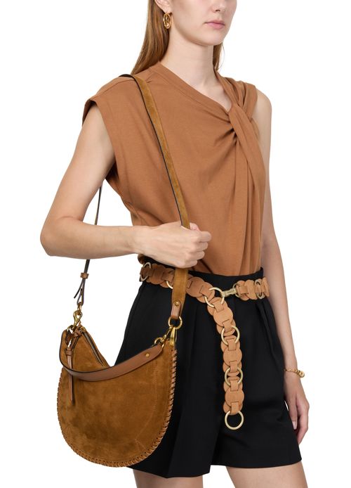 ISABEL MARANT Oskan soft zipped shoulder bag