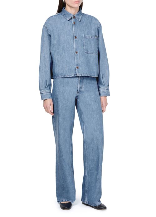 A.P.C. Samantha embroidered overshirt