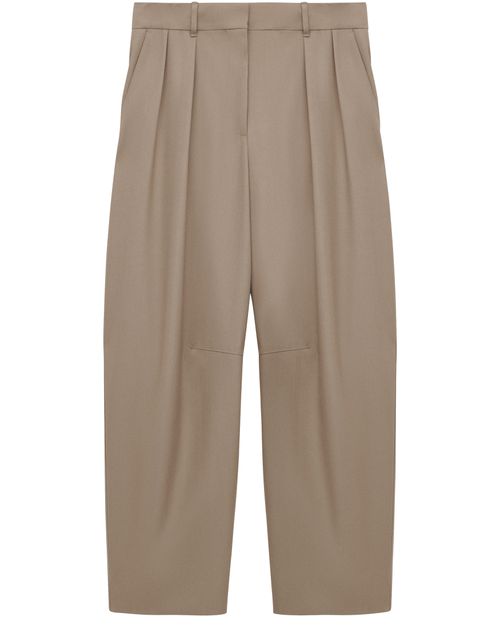 LOEWE Wool barrel-leg trousers