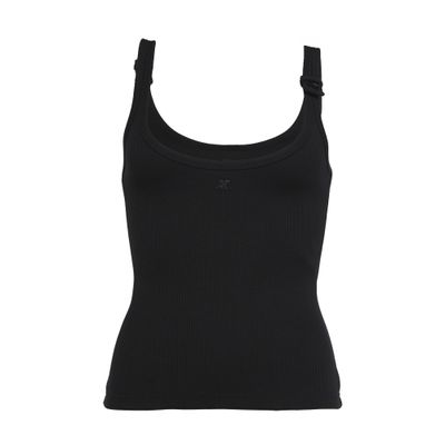 Courrèges Courregès Tank Top In Black