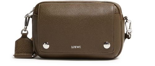 LOEWE Pebble camera bag in grained calfskin