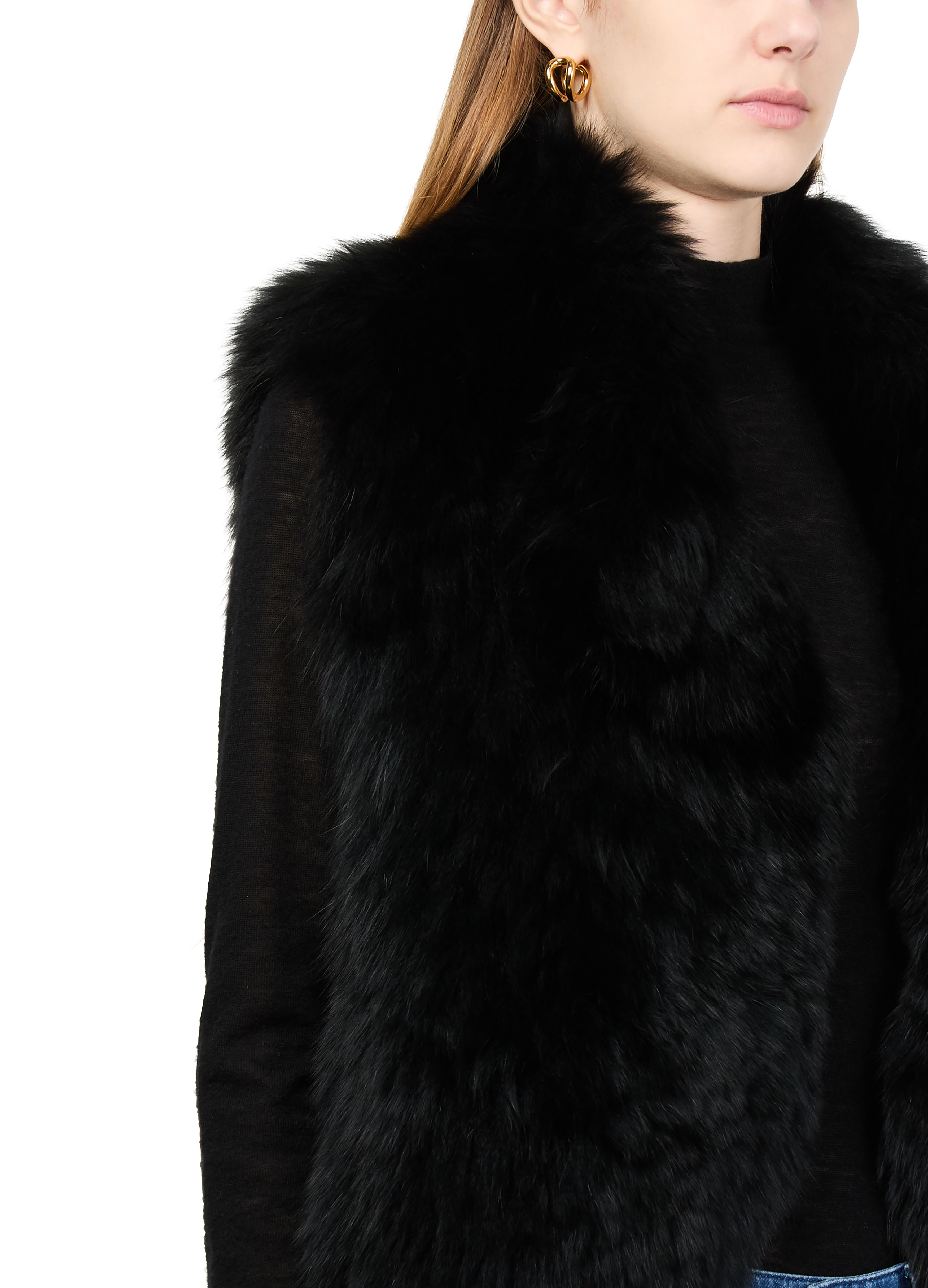 Fox fur gilet 4