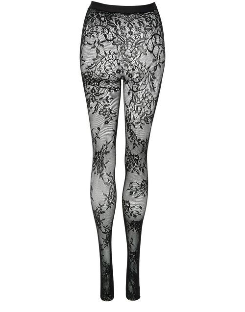 MCQUEEN Sarabande lace tights