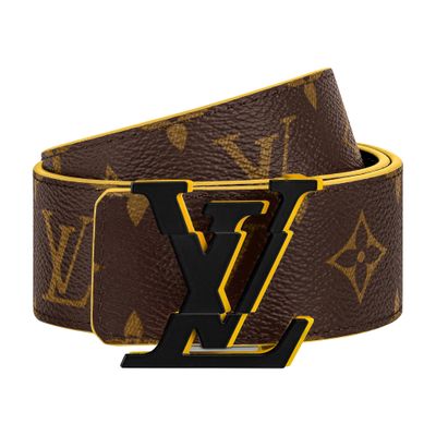 Louis Vuitton Lv Broken 40mm Reversible Belt In Brown