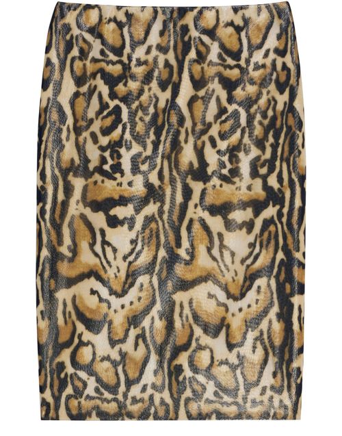 CELINE Hobble skirt in silk georgette