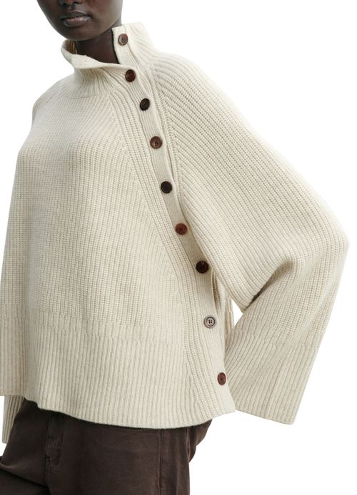 BOMPARD High neck sweater buttoned at the side