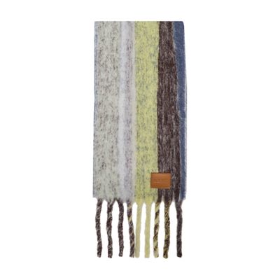 Loewe Scarf In Alpaca And Wool In Multi
