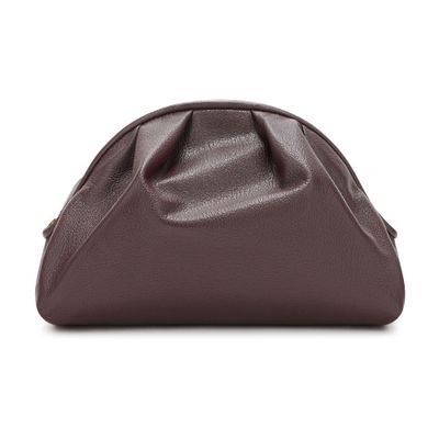 The Row Charlotte Clutch Bag In Brown