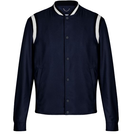 LOUIS VUITTON EMBROIDERED VARSITY JACKET