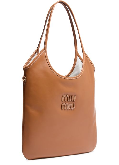 MIU MIU Ivy leather tote bag