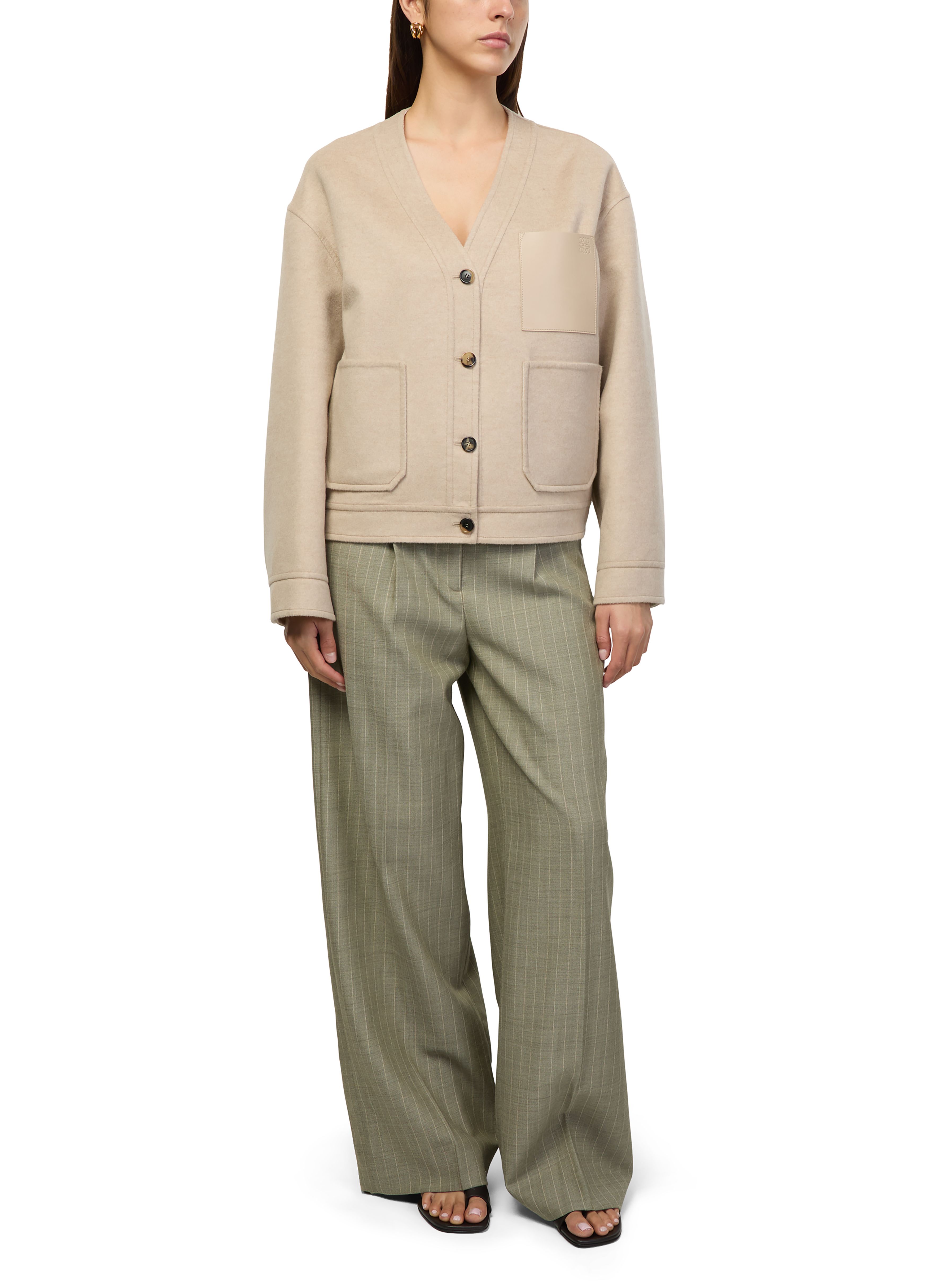 Wool and cashmere cardigan thumbnail 5