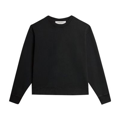 Golden Goose Sweatshirt With Boxi Patched Logo In Black