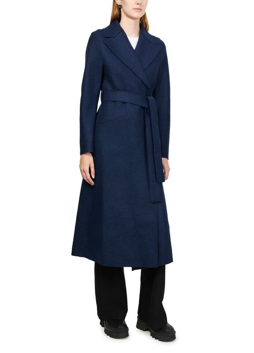 HARRIS WHARF LONDON Maxi coat in pressed wool