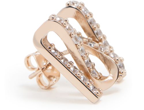 MAX MARA M grosgrain earring