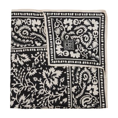 Totême Hankie Printed Silk-voile Scarf In Multi