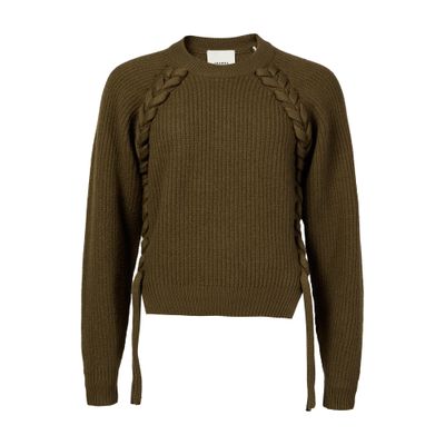 Isabel Marant Noelia Crewneck Sweater In Metallized