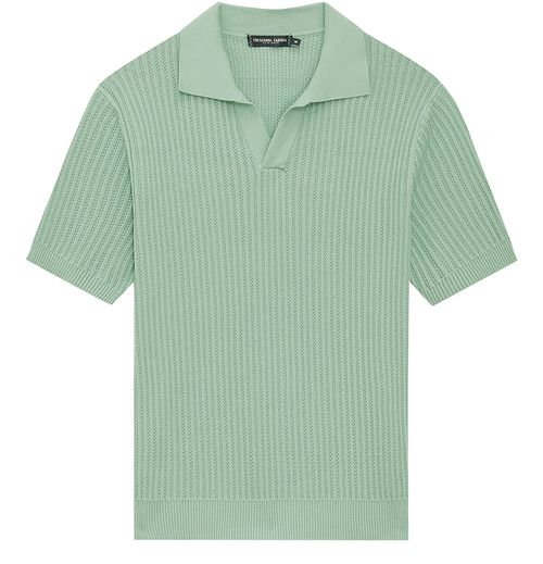 FRESCOBOL CARIOCA Rino chain stitch knit polo