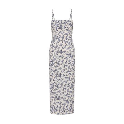 chinese dress ladies Lucky Plunge Midi Dress – Jenora