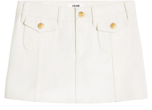 CELINE Mini skirt in denim