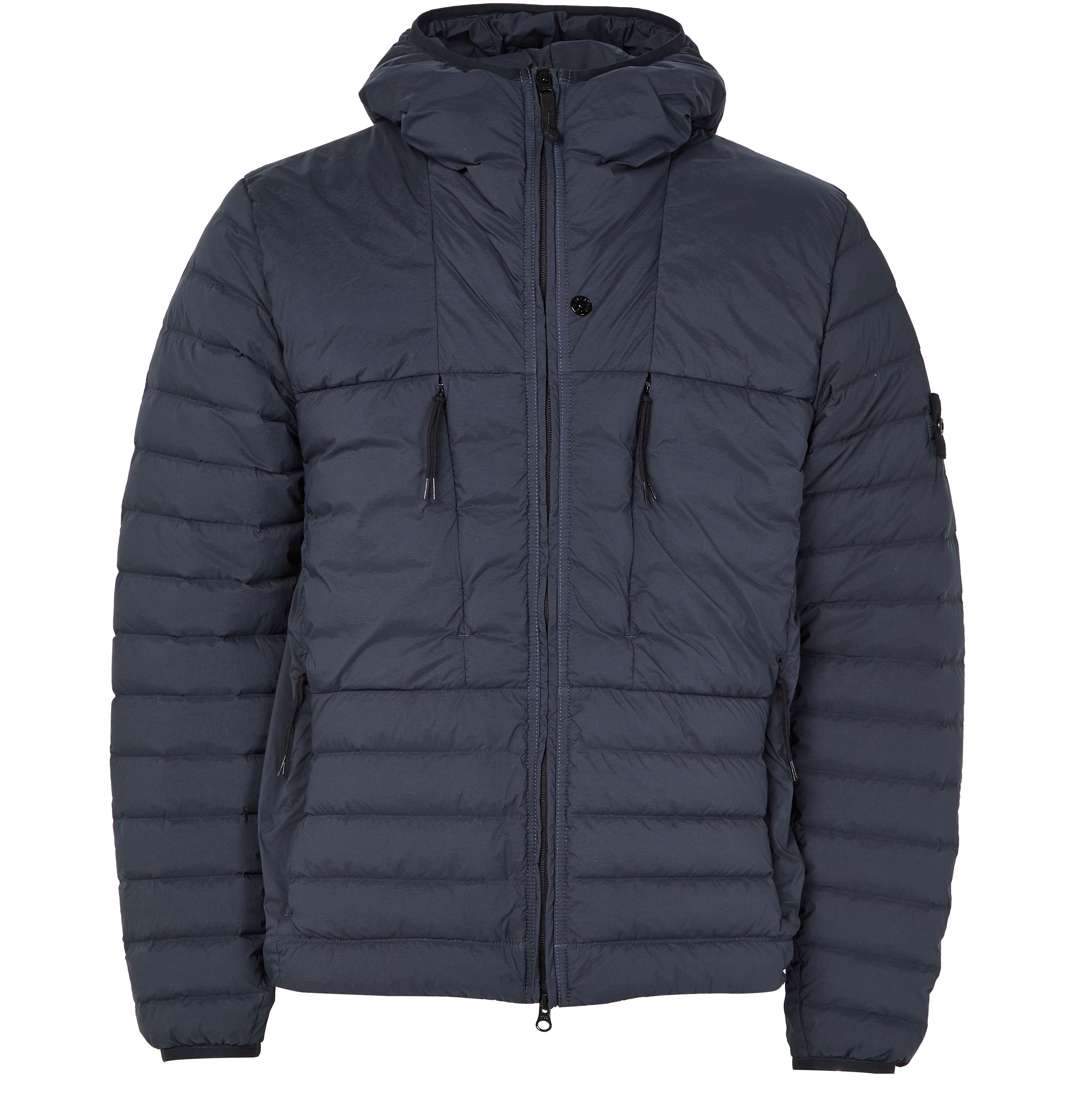 Logo patch down jacket