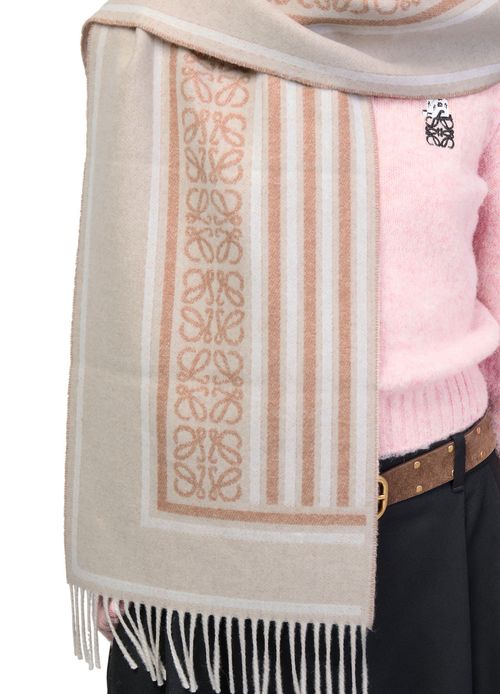 LOEWE Wool and cashmere scarf