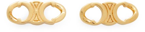CELINE Triomphe gourmette studs