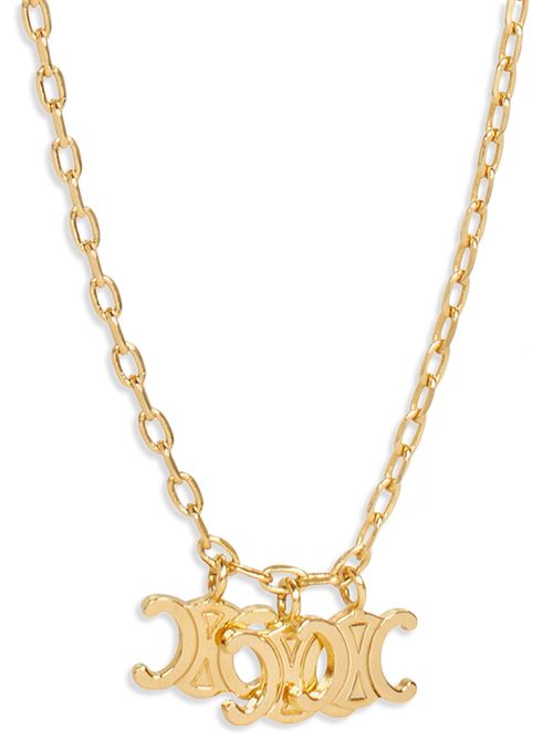 Celine Alphabet S Necklace