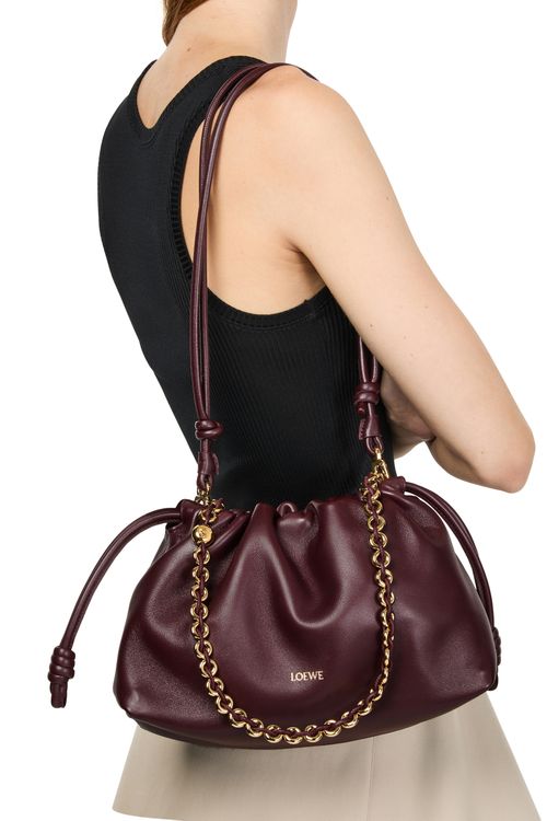 LOEWE Sac Flamenco moyen en cuir d'agneau nappa doux