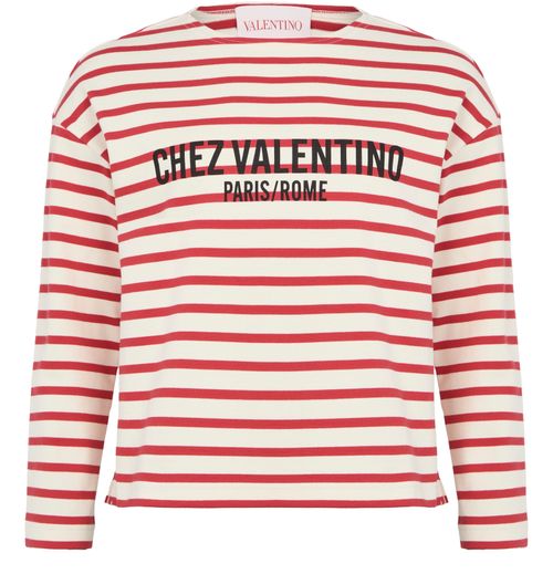 VALENTINO GARAVANI T-shirt manches longues à logo
