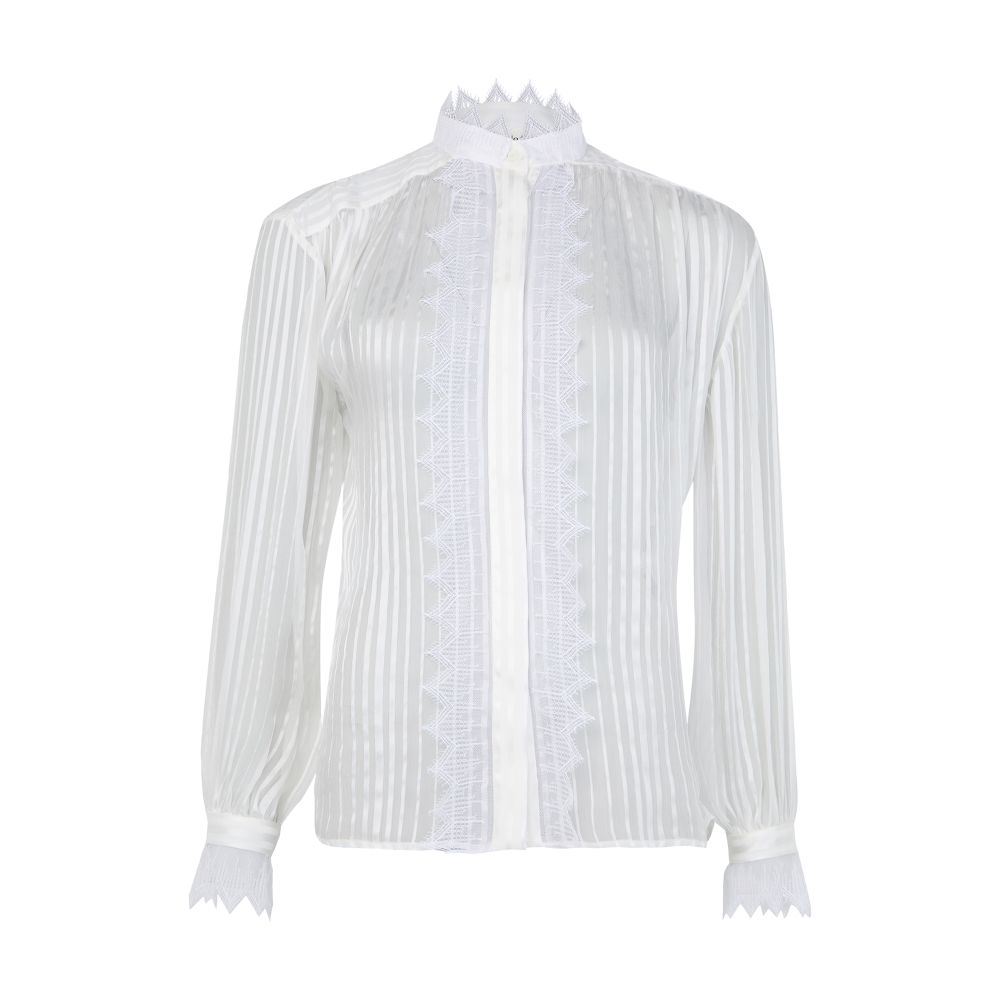 Silk long sleeved blouse thumbnail 7