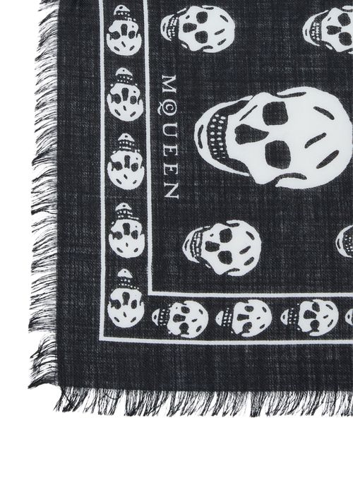 MCQUEEN Skull scarf