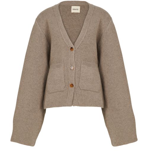 KHAITE Cardigan Kaschmir Scarlet